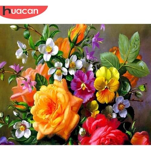 Настенные картины Huacan China At AliExpress