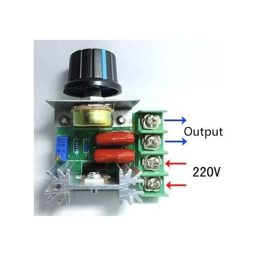 Imports of 2000 w 220 V dimmer high-power thyristor electronic voltage regulator for temperature control