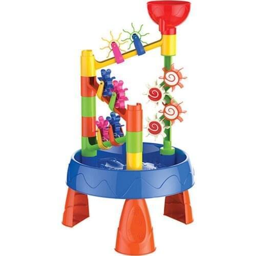 Summer Water Toys For Sand Kids Beach Toys Beach Sand Toys Set Water Sand Table Playset Kids Beach Toy Kit Waterwheel Toy