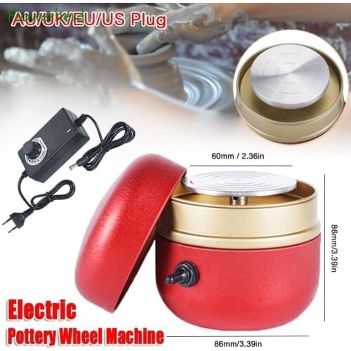 Mini Electric Pottery Machine Electric Pottery Wheel Ceramic Machine Pottery DIY Machine for Children Art Craft