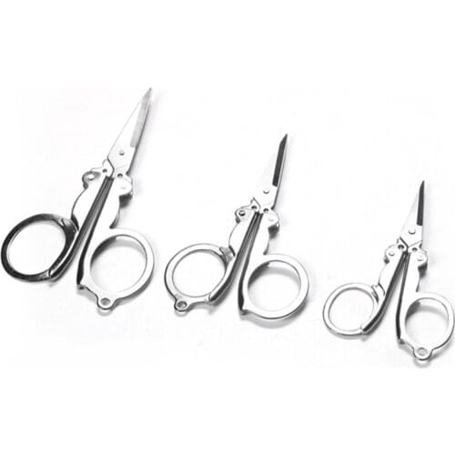 Multipurpose Stainless Steel Scissors Ultra Sharp Blade Sewing Scissors Folding Scissors Office Home School Supplies