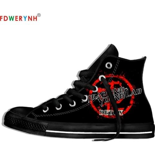 Men Walking Shoes Canvas Casual Shoes Strapping Young Lad Band Most Influential Metal Bands Of All Time Customize Pattern Shoes