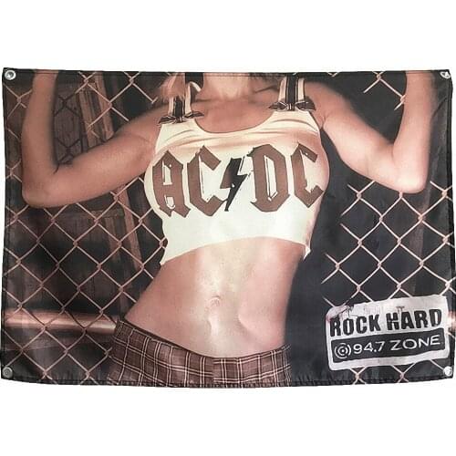 Rock and Roll Stickers Famous Band Posters Wall Hanging HD Printing Art Music Studio Home Decoration Banner & Flag For Gift T8