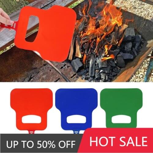 Practical Barbecue Fan BBQ Hand Crank Blower Barbecue Fan Tools Manual Combustion Outdoor Cook Camping Great for BBQ Picnic