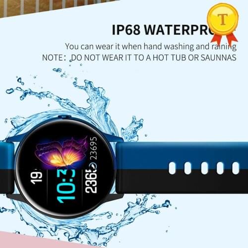 Newest IP68 Waterproof Smartwatch Heart Rate blood pressure Monitor Color Display Sports Smart Watch Wearable Device man woman
