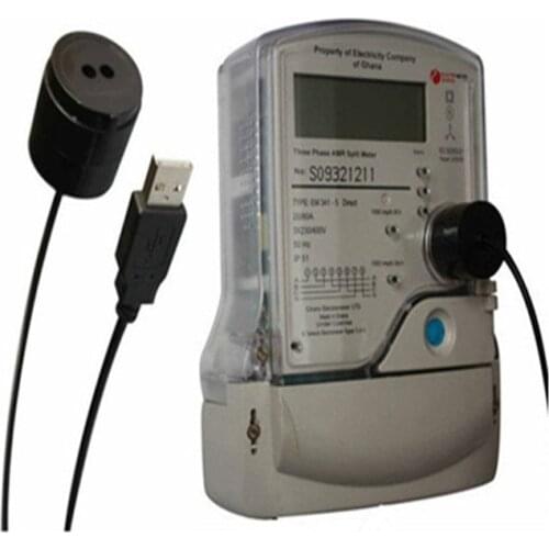 10 Pcs/Lot) RJ-OPUSB-IEC Smart Meter Optical Probe Sensor for all IEC Meters USB Optical Reading IEC62056-21 (IEC1107) Standard