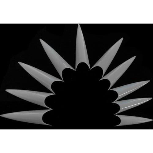 100pcs Nail Tips Pointed Nails Suitable for Professional Salon or Home Use Stiletto Nails