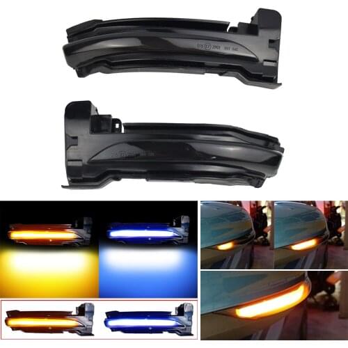 2pcs Flowing Turn Signal Light LED Side Rearview Mirror Dynamic Indicator Blinker For Ford Focus Mk4 Ab Bj 2019-2020
