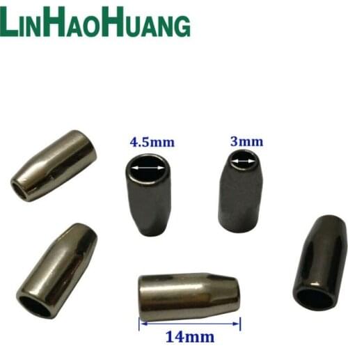 2 colors 100pcs /lot Metal alloy exquisite conical plug line end lock DIY repair clothing hat sewing accessories