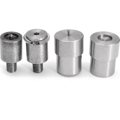 4pcs/ Set Snap Button Dies Mould Set Hand Pressing Machine Replacement Parts RERI889