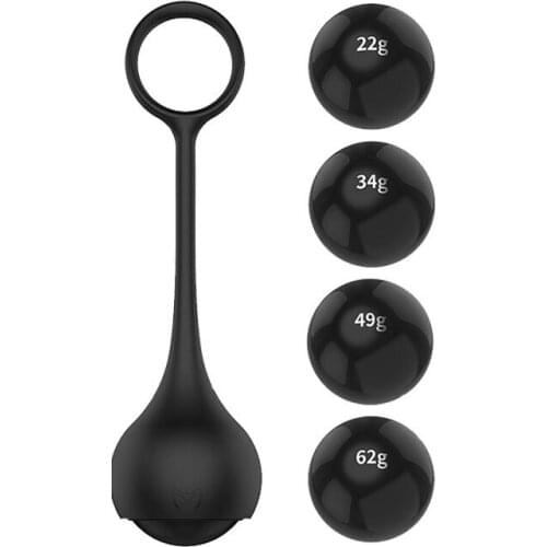 4 Pcs Men Male Penis Dumbbell Strong Hard Trainer Ball Silicone Sex Toy Adult Product EK-New