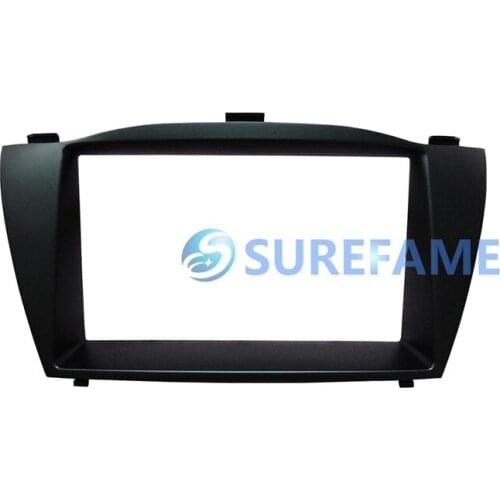 Double Din Car Audio Frame for Hyundai Tucson IX35 Stereo Fascia DVD Panel Dash Kit Trim Surround Adapter Bezel Plate Cover Kits