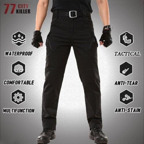 Big Size 5XL Tactical Pants Men Waterproof Military Camouflage Cargo Pant Male SWAT Combat Elastic Army Trousers Outdoor Joggers