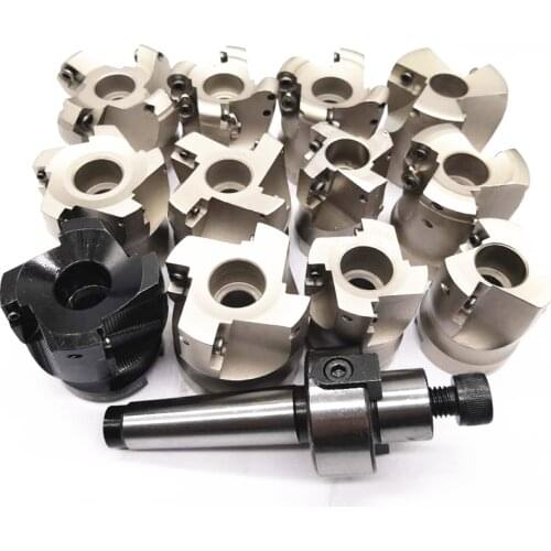 MT2 FMB22 M10 Shank BAP300R 400R EMR5R 6R KM12 50 22 Face Milling CNC Cutter + 10pcs APMT1604 1204 10T3Inserts For Power Tool