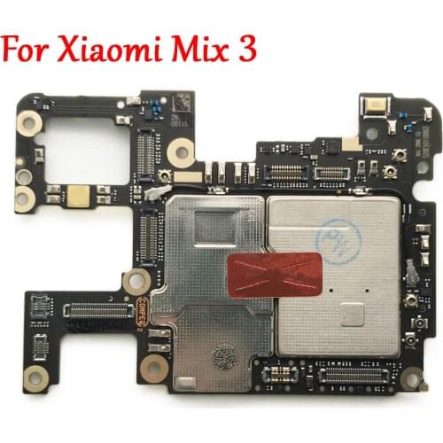 Global Firmware Tested Full Work Original Unlock Motherboard For Xiaomi Mix 3 Mix3 Mi Mix 3 Logic Circuit Board Plate