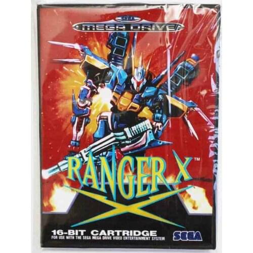 Ranger X Game Cartridge 16 bit MD Game Card With Retail Box For Sega Mega Drive For Genesis
