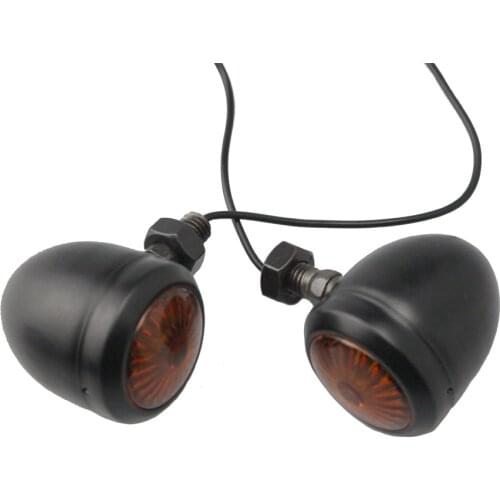 12v Bullet Turn Signals Chopper Bobber Motorcycle Turn Light Indicators for Honda Shadow Spirit Velorex Deluxe 600 750 1100