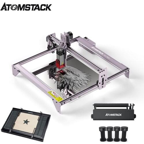 ATOMSTACK a5 pro CNC Laser Engraving Cutting Machine Desktop Portable DIY Laser Automatic Engraver Metal Organic Glass wood