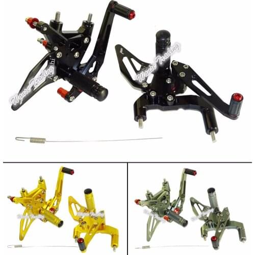 Motorcycle CNC Adjustable Rider Rear Sets Rearset Footrest Foot Rest Pegs For DUCATI 1199 Panigale R/S 2012 2013 2014 2015
