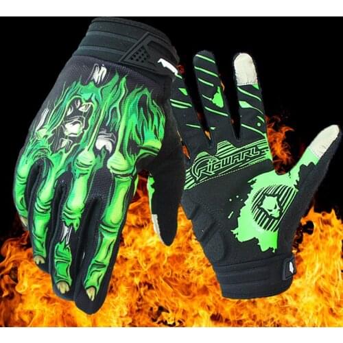 1 Pair Motorcycle Gloves Full Finger Gloves Motocross Guantes Outdoor Racing Bicycle Cycling Screen Touch Glove
