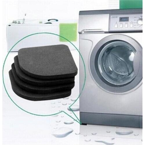 Multifunctional Washing Machine Shock Pads Non-slip Mats Refrigerator Shock Mute Pad 4PCS