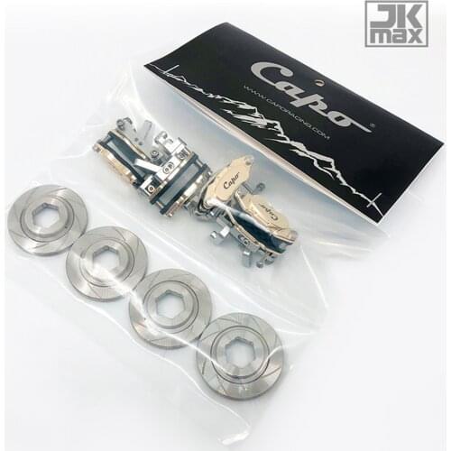 Crawler Car JKMAX Parts Metal Disc Brake Sets For Car Capo JK Wrangler 4X4 Off Road Truck Wheel Stop CD158274DB