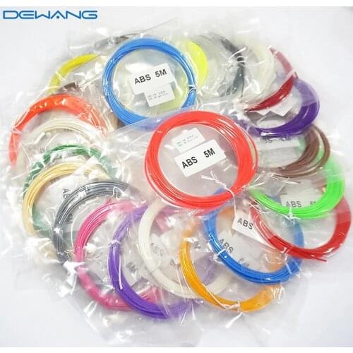 3D Printer Pen Filament ABS 1.75mm 3D Printer Pen Filament Threads Wire ABS for 3d Drawing 3D PLA Filament for 3D Painting