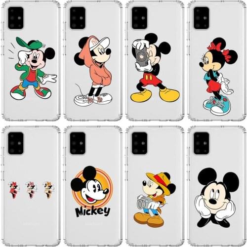 Disney Anime Style Transparent Phone Case Hull For Samsung Galaxy A50 A51 A20 A71 A70 A40 A30 A31 80 E 5G S Shell Art Cell Cove