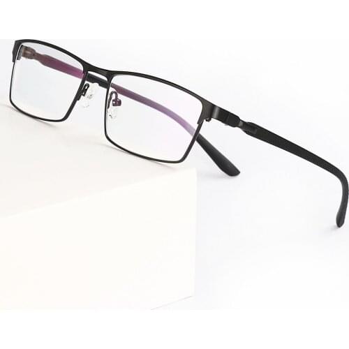 TR90 Alloy Optical Glasses Frame Men Full Rim Square Myopia Eye Glass for Men Male Prescription Eyeglasses Frames Gafas Oculos