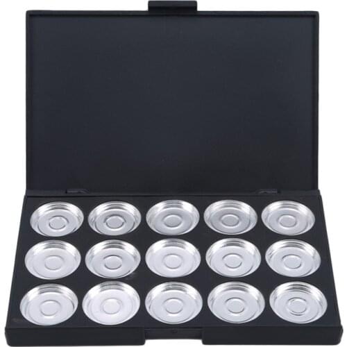 Women Solid Color Empty Magnetic Palette Eyeshadow Blusher Lipstick Lip Gloss Powder Fundation DIY Refill Femme