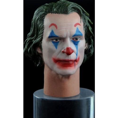 1/6 soldier model clown head carving Jacqueline Phoenix Jacqueline Clown 2019 movie clown prequel makeup in stock