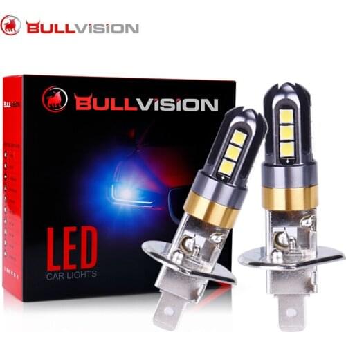 1 Pair LED H1/H3 Headlight Car Driving Bulb 360 degree Super Bright 6500K White 3030 Chip Car led Headlamp faro led moto 12V XQ