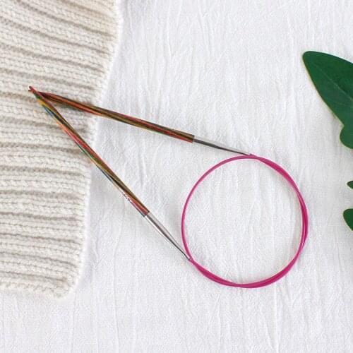 1 piece Knitpro symfonie birch wood-60cm knitting fixed circular needle