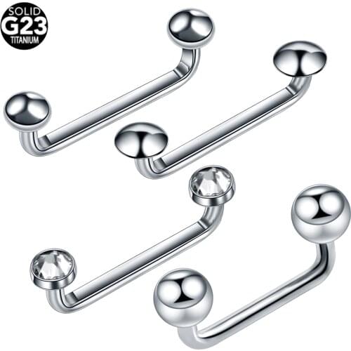 1Pc G23 Titanium Micro Dermal Piercing Surfacel Barbell Internal & External Thread Skin Diver Micro Dermal Body Jewelry Piercing