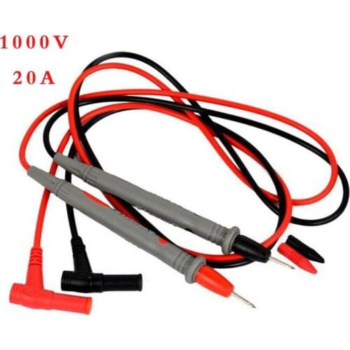 2pcs/1lot Digital Multimeter Universal 1000V 20A Test Lead Probe Cable SMD SMT Needle Tip