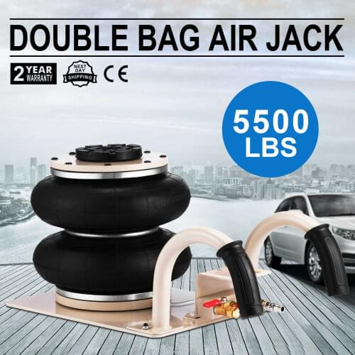 2500KG Double Bag Air Jack Lifting Jack Pneumatic Air Jack carry heavy loads Auto tool