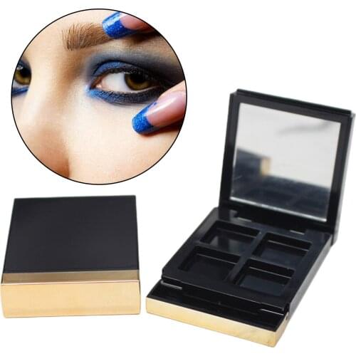 4Grids Powder Blush Makeup Eye Shadow Storage Sub-box with Mirror Blush