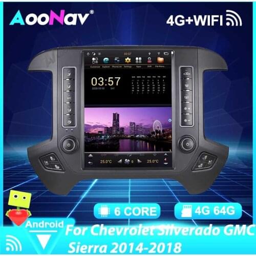 A9 12.1 GPS NAVI Car Multimedia For GMC Sierra 2014-2018 For Chevrolet Silverado 1500 1500HD 2500 2500HD 3500 Car Radio Headunit