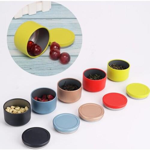 Case Favor Fashion Home Wedding Mini Tea Storage Box Container Round