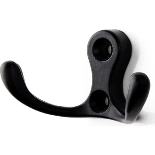 2Pcs Wall-Mounted Hook Antique Zinc Alloy Coat Hooks Hat Bag Towel Hanger for Clothing Home Bathroom Hooks Hanger