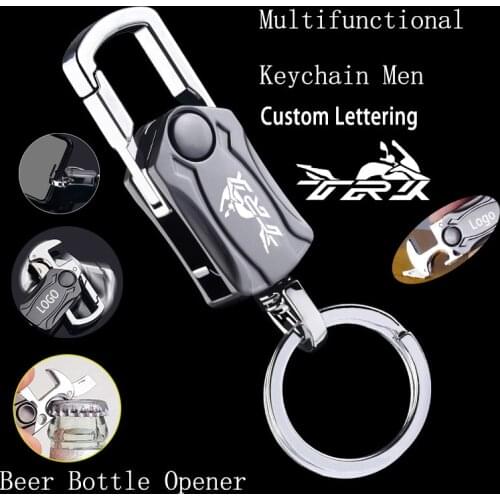 Multifunctional metal keychain key chain bottle opener for Benelli TRK 502 502X 2019 2020 2018 2017 car motorcycle Accessories