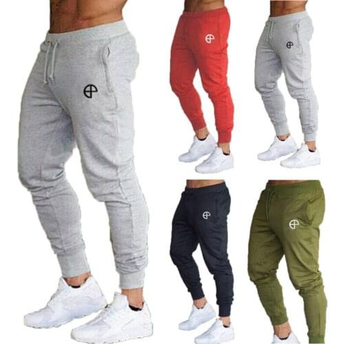 Men Sport Running Pants Gym Slim Fit Trousers Fitness Jogging Gym Sweatpants Breathable Ankle-Length Pants