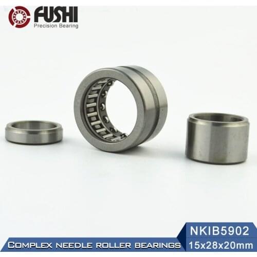NKIB5902 Complex Bearings 15*28*20mm ( 1 PC) Needle Roller Angular Contact Ball Bearing NATB5902 NATB 5974902