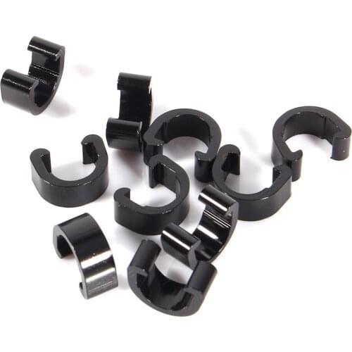 New 10Pcs MTB Bike Bicycle Frame U Buckle For Brake Cable Housing Hose Tube Shifter Cable Guides Button Fixed Tubing Clips