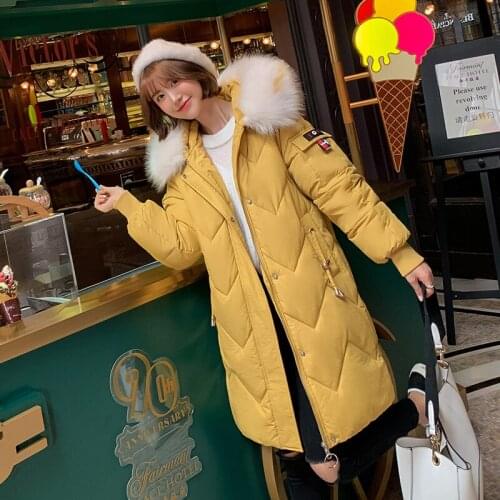 Parka Womens Down Cotton Jacket Winter Coat Women Clothes 2020 Long Coat Female Jackets Korean Vintage Veste Femme ZT4193