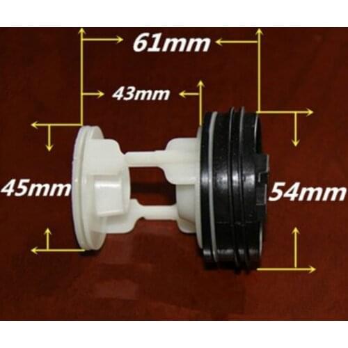 Applicable to the Midea washing machine MG53-X8031 (S) drain pump cover drain cover water plug plug