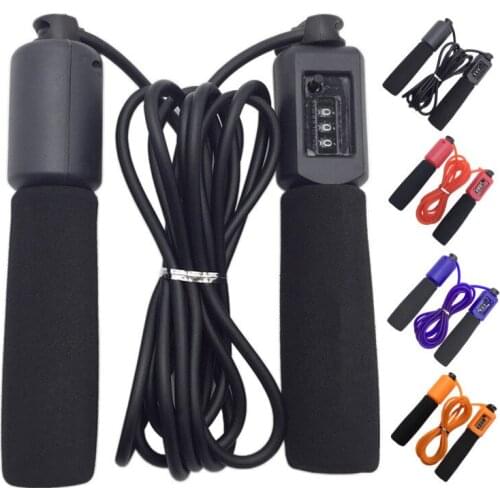Adjustable Self-counting 3m Skipping Rope Outdoor Jump Toy with Anti-skid Sweat Absorbing Handle