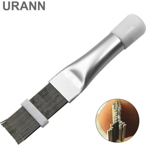1PCS Stainless Steel Fin Comb Brush For Air Conditioner Condenser Comb Blade Cooling Straightening Cleaning Tool