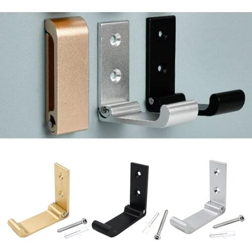 Aluminum Alloy Foldable Wall Coat Robe Bag Spoon Hanging Hanger Hook Organizer