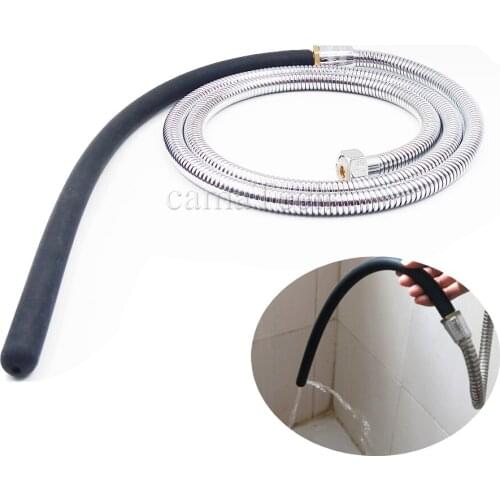 CamaTech Super Long Anal Enema Nozzle With 6 Foot Flexible Hose Soft Cleaning Tube For Vaginal Cleaner Enema Douche Shower Kit